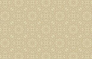 Traditional islamic star design pattern vector