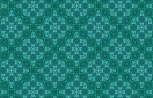 Vintage decorative blue pattern vector