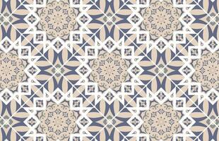 Colorful moroccan carpet and fabric design pattern vector