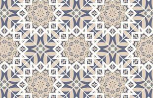 Colorful moroccan carpet and fabric design pattern vector