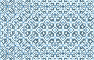 Blue hexagonal geometrical design pattern vector
