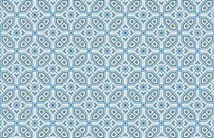 Blue hexagonal geometrical design pattern vector