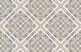 Colorful moroccan carpet and fabric design vector