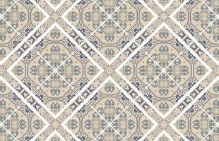 Colorful moroccan carpet and fabric design vector