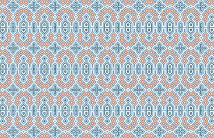 Blue and orange color geometrical design pattern vector