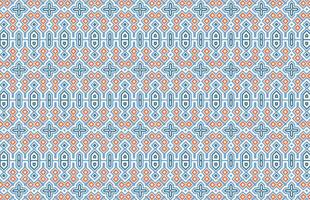 Blue and orange color geometrical design pattern vector