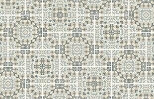 Colorful old tile design pattern vector