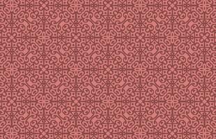 Red floral fabric design pattern vector