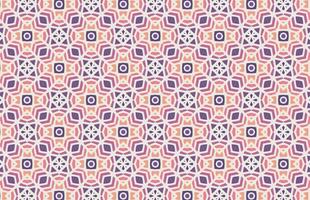 Colorful fabric design pattern vector