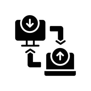 local network icon. vector glyph icon for your website, mobile, presentation, and logo design.