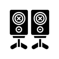 speaker icon. vector glyph icon for your website, mobile, presentation, and logo design.