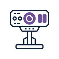 webcam icon. vector dual tone icon for your website, mobile, presentation, and logo design.