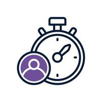 stopwatch icon. vector dual tone icon for your website, mobile, presentation, and logo design.