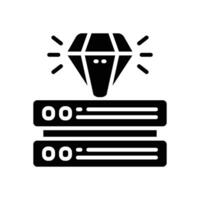 server premium icon. vector glyph icon for your website, mobile, presentation, and logo design.
