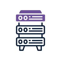 server icon. vector dual tone icon for your website, mobile, presentation, and logo design.
