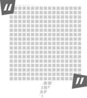 8 bit retrò gioco pixel discorso bolla Palloncino con Quotazione votazione icona etichetta promemoria parola chiave progettista testo scatola striscione, piatto png trasparente elemento design