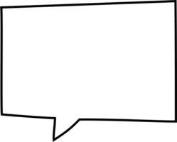nero e bianca discorso bolla Palloncino, icona etichetta promemoria parola chiave progettista testo scatola striscione, piatto png trasparente elemento design