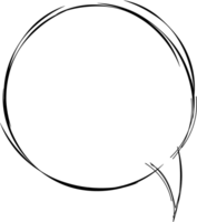 svart och vit Tal bubbla ballong, ikon klistermärke PM nyckelord planerare text låda baner, platt png transparent element design