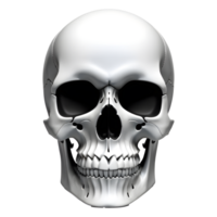 ai generado humano cráneo médico ilustración, 3d representación de humano cuerpo png