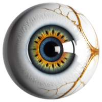 ai genererad eyeball medicinsk illustration, 3d tolkning av mänsklig kropp png