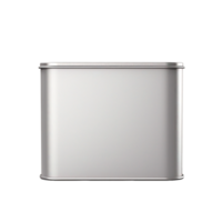 AI generated a white metal box with a lid on a transparent background png