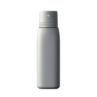 AI generated a gray spray bottle on a transparent background png