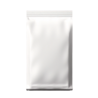 AI generated white packaging bag on transparent background png