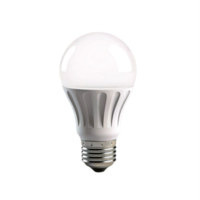 AI generated Energy-Saving CFL Light Bulb Isolated on transparent Background png