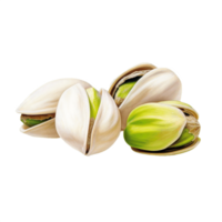 ai gerado descascado pistachios em transparente fundo png