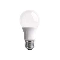 ai generiert Energie sparen cfl Licht Birne isoliert auf transparent Hintergrund png