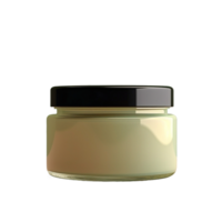 ai généré une pot de crème sur une transparent Contexte png