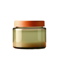 AI generated a jar of cream on a transparent background png