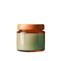 AI generated a jar of cream on a transparent background png