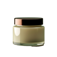 AI generated a jar of cream on a transparent background png