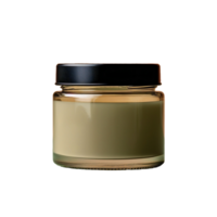 AI generated a jar of cream on a transparent background png