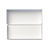 AI generated an empty white box on a transparent background png