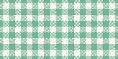 Brazil vector texture background, scratched fabric check tartan. Up seamless plaid pattern textile in mint and old lace colors.
