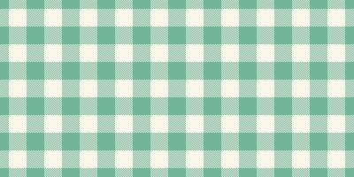 Brazil vector texture background, scratched fabric check tartan. Up seamless plaid pattern textile in mint and old lace colors.