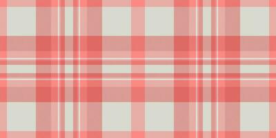 Poster plaid check textile, relax texture seamless background. Stripe tartan vector fabric pattern in red and white colors.