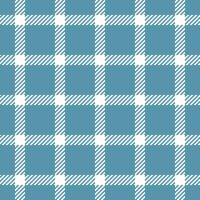 Stroke pattern vector textile, multicultural tartan seamless plaid. Craft check texture fabric background in cyan and white colors.