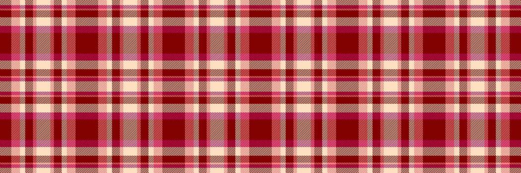 Curve textile texture fabric, panel vector plaid pattern. Geometrical tartan background seamless check in maroon and bisque colors.