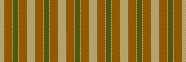 Sixties fabric textile seamless, many stripe texture vector. Party background lines pattern vertical in amber and cornsilk colors. vector