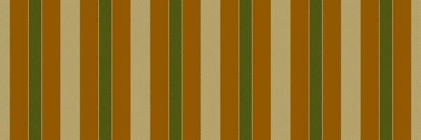 Sixties fabric textile seamless, many stripe texture vector. Party background lines pattern vertical in amber and cornsilk colors. vector