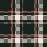 Plaid seamless pattern. Check fabric texture. Vector textile print.