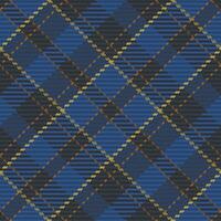 Seamless pattern of scottish tartan plaid. Repeatable background with check fabric texture. Vector backdrop striped textile print.