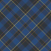 Seamless pattern of scottish tartan plaid. Repeatable background with check fabric texture. Vector backdrop striped textile print.