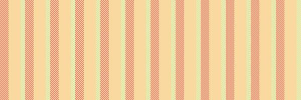 Golf lines stripe pattern, paisley background vertical textile. Cosy vector texture seamless fabric in amber and red colors.