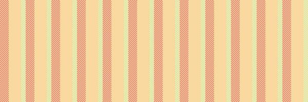 Golf lines stripe pattern, paisley background vertical textile. Cosy vector texture seamless fabric in amber and red colors.