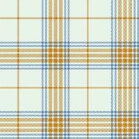 Plaid seamless pattern. Check fabric texture. Vector textile print.