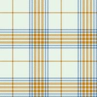 Plaid seamless pattern. Check fabric texture. Vector textile print.